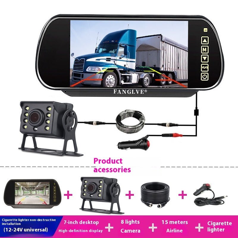 7 - inch Car Monitor Desktop Reversing Monitor Display - TECHNIZE