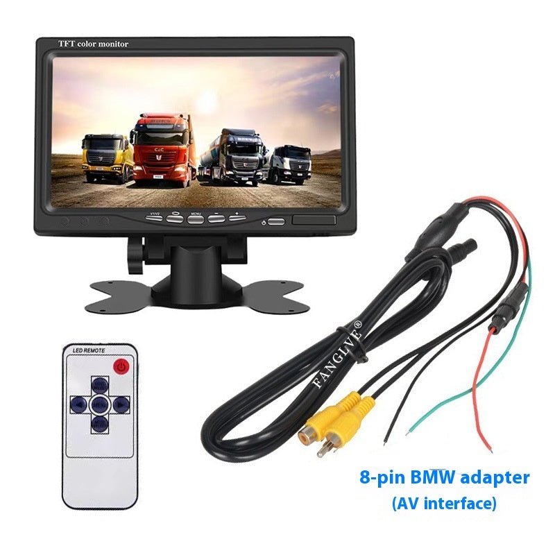 7 - inch Car Monitor Desktop Reversing Monitor Display - TECHNIZE