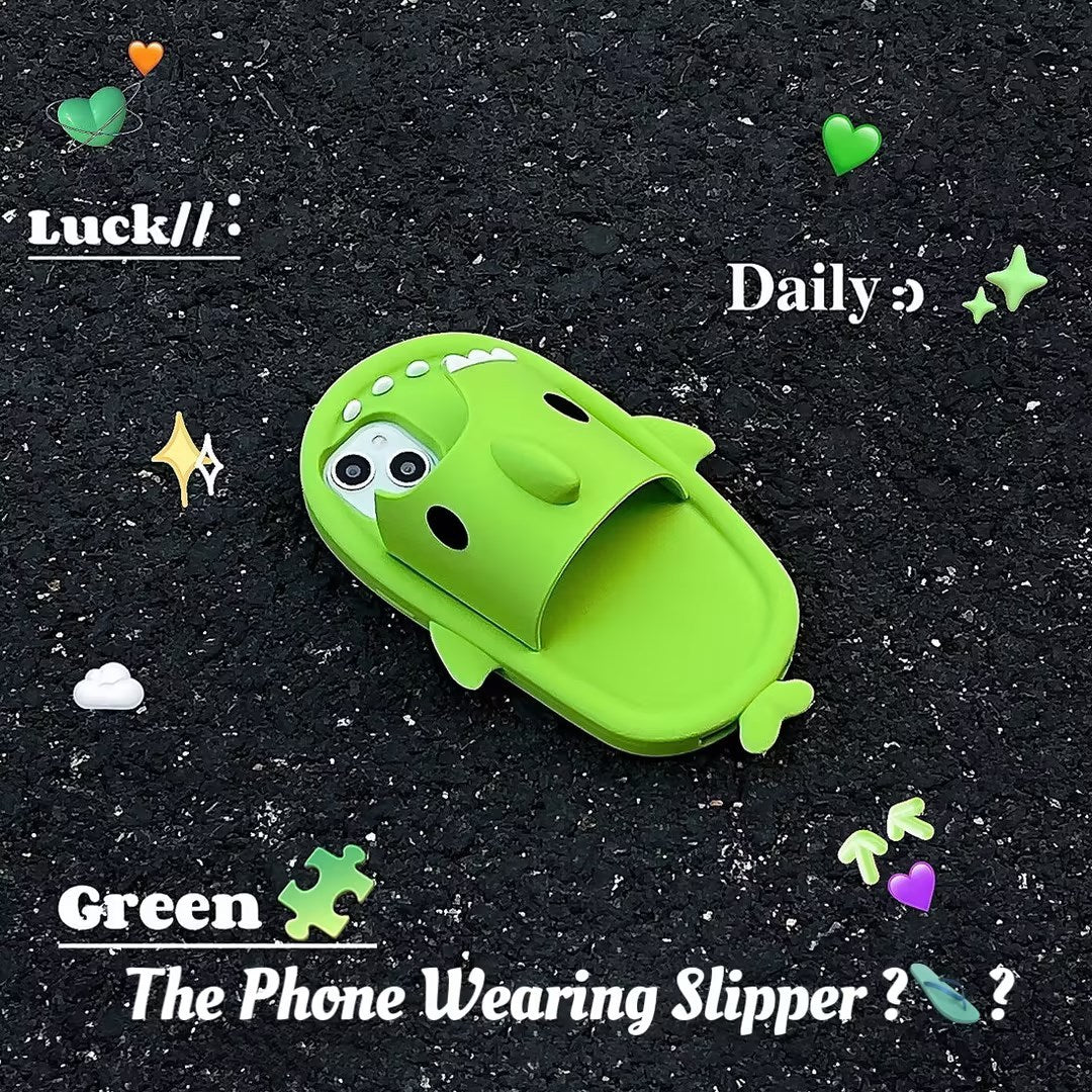 Funny Shark Slipper Phone Case For iPhone - TECHNIZE