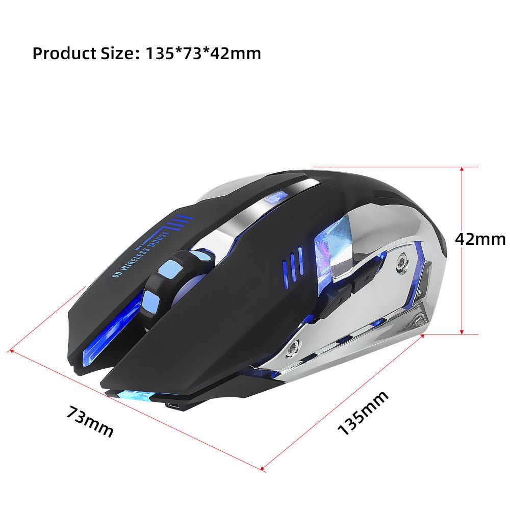 HXSJ new wireless mouse 2.4GPI gaming mouse glowing mouse - TECHNIZE
