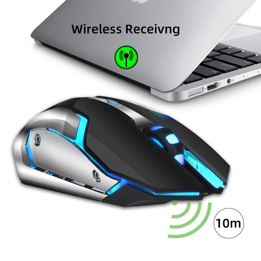 HXSJ new wireless mouse 2.4GPI gaming mouse glowing mouse - TECHNIZE