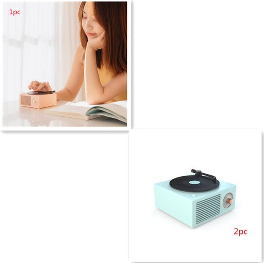 Portable Retro Bluetooth Phonograph Speaker - TECHNIZE