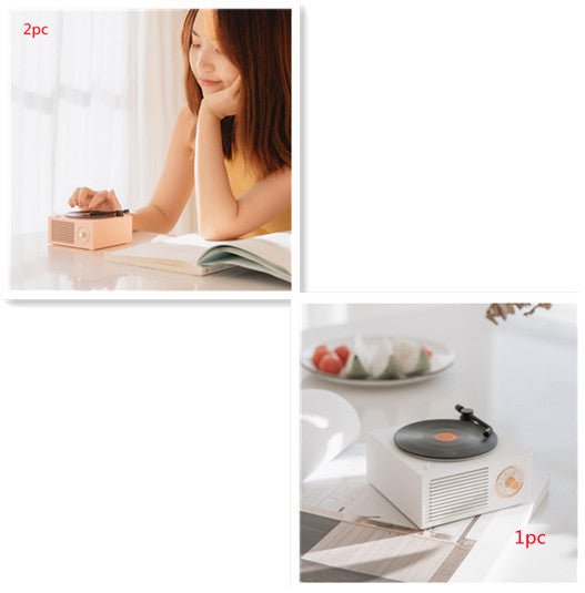 Portable Retro Bluetooth Phonograph Speaker - TECHNIZE
