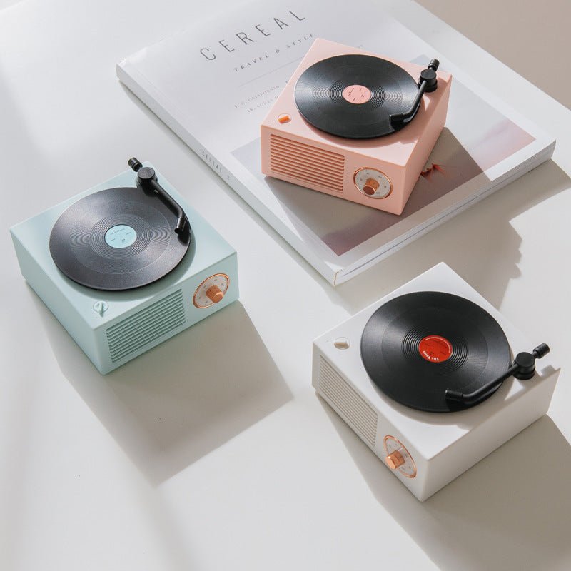 Portable Retro Bluetooth Phonograph Speaker - TECHNIZE