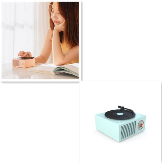 Portable Retro Bluetooth Phonograph Speaker - TECHNIZE