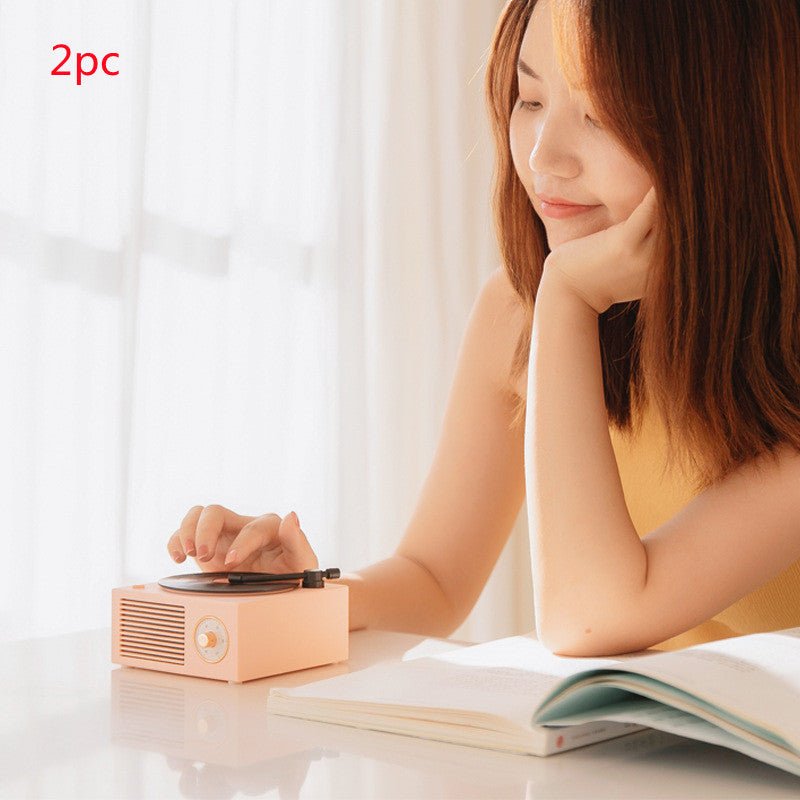 Portable Retro Bluetooth Phonograph Speaker - TECHNIZE