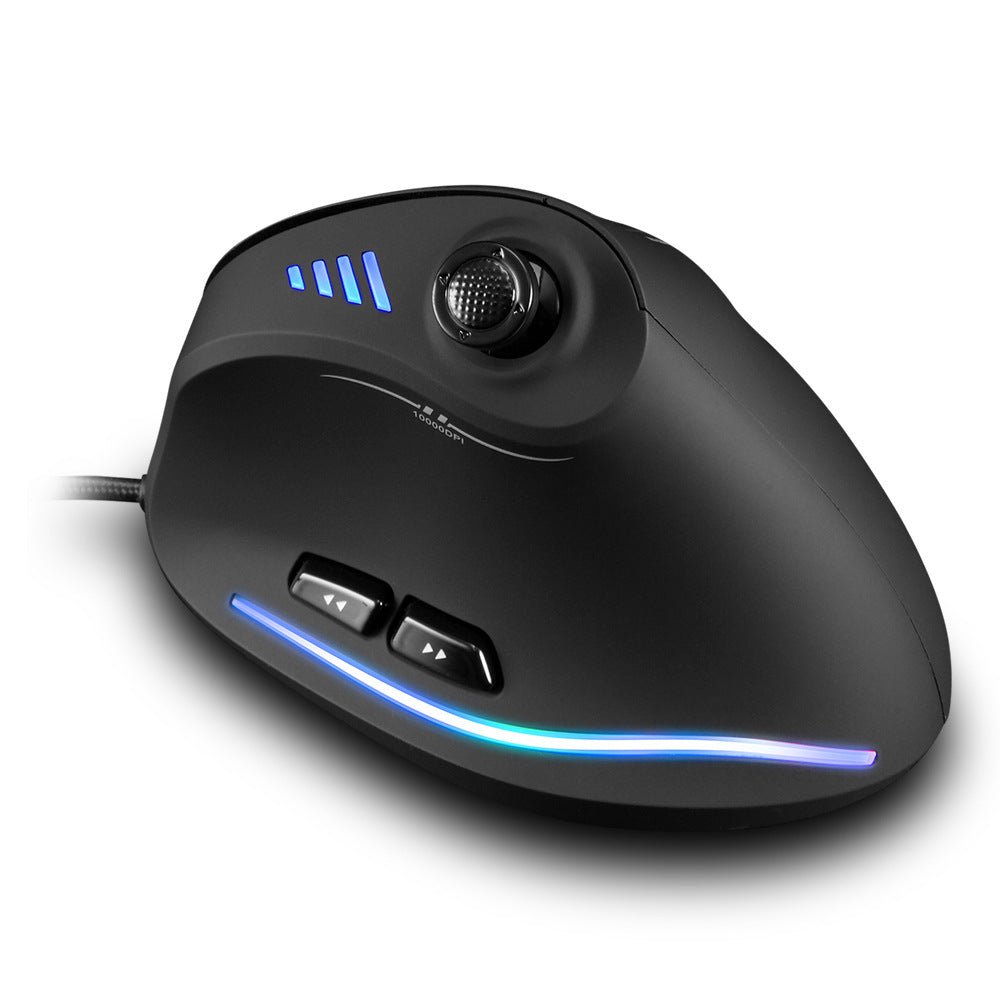 Programming Mouse Wired Vertical Mouse Optical Mouse - TECHNIZE