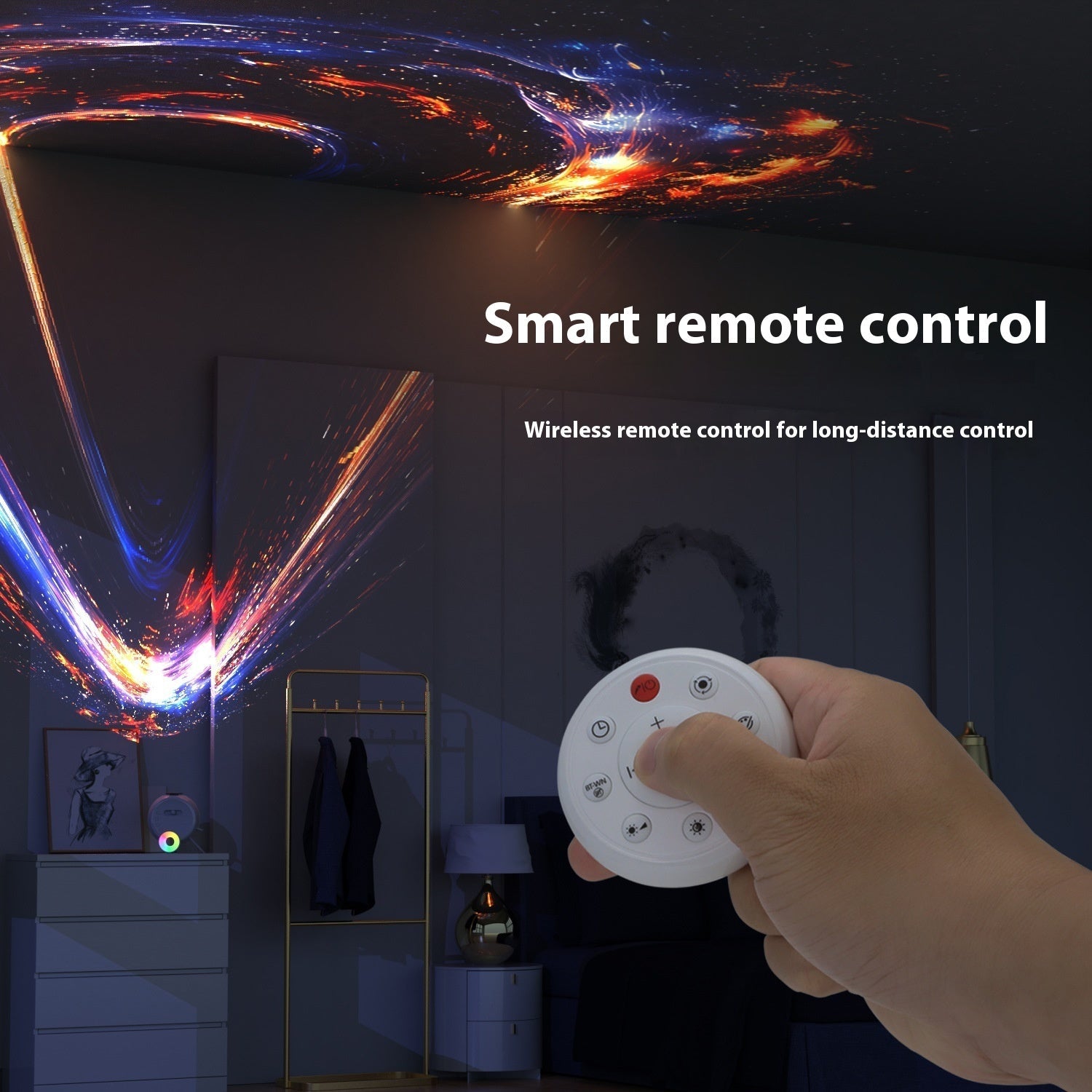 Star Light Projector Night Lamp for Bedroom - TECHNIZE