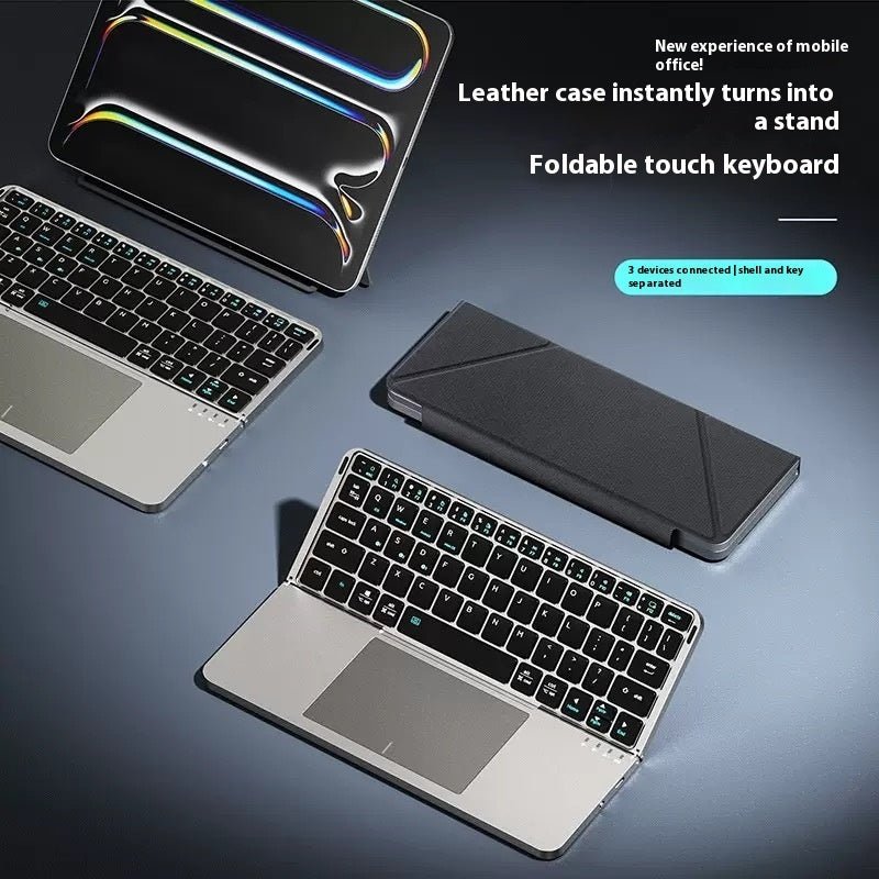 Wireless Bluetooth Folding Keyboard Phablet With Keyboard - TECHNIZE